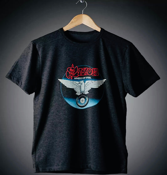 SAXON - WHEELS OF STEEL - T SHIRT