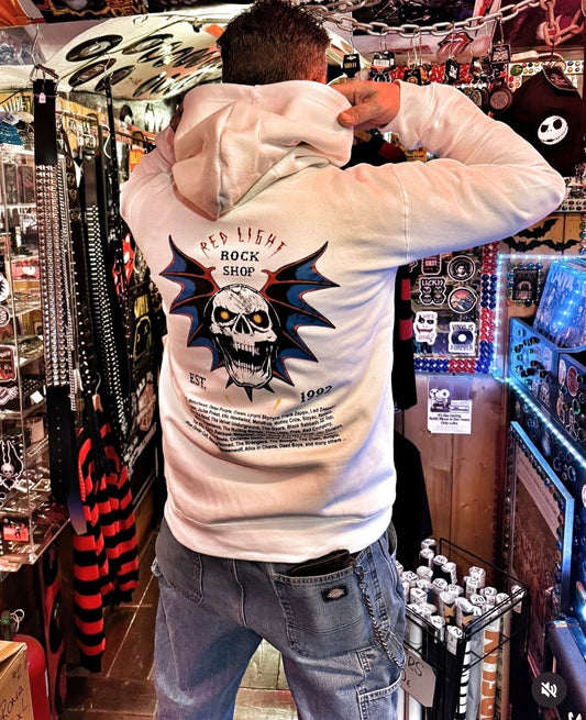 RED ⚡︎ LIGHT - WHITE - HOODIE