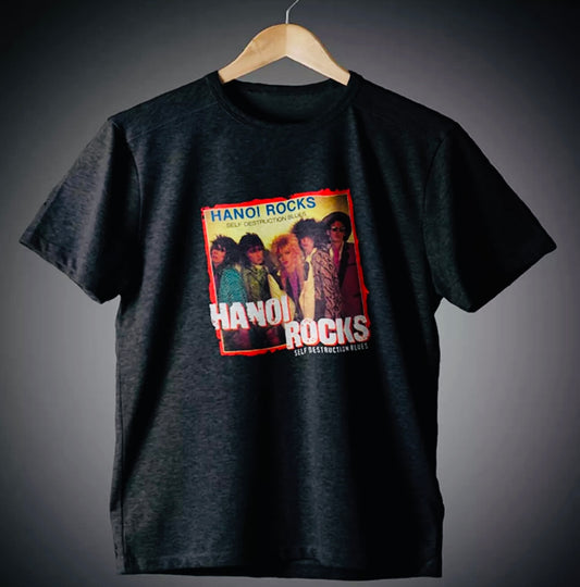 HANOI ROCKS - Self Destruction Blues - T SHIRT